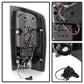 SPYDER Xtune Dodge Ram 07-08 1500 / Ram 07-09 2500/3500 LED Tail Lights Black Smoke ALT-JH-DR07-LED-BKSM 9026539