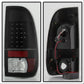 SPYDER Xtune Ford F150 Styleside 97-03 / F250/350/450/550 99-07 LED Tail Lights Black ALT-JH-FF15097-LED-BK 9027635