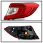 xTune Honda Accord 18-20 Red Clear Passenger Side LED Tail Lights - OE Outer Right ALT-JH-HA18-OE-OR 9949180