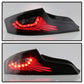 SPYDER xTune 03-05 Infiniti G35 Coupe Tail Lights LED Light Tube Style Black Smoked ALT-JH-IG3503-LEDLB-BSM 9037702