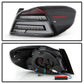 SPYDER 15-19 Subaru Impreza/WRX STi Light Bar LED Tail Lights - Black 9049095