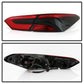 xTune 18-20 Toyota Camry OE Tail Lights - 4 Pieces - w/Signal and Reverse - Red Smoke 9944536