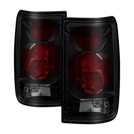 SPYDER xTune 89-95 Toyota Pickup Euro Style Tail Lights - Black Smoke (ALT-JH-TP89-BSM) 9037740