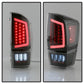 SPYDER xTune 16-18 Toyota Tacoma Light Bar LED Tail Lights - Black (ALT-JH-TTA16-LBLED-BK) 9041686