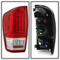 SPYDER xTune 16-18 Toyota Tacoma Light Bar LED Tail Lights - Chrome (ALT-JH-TTA16-LBLED-C) 9041709