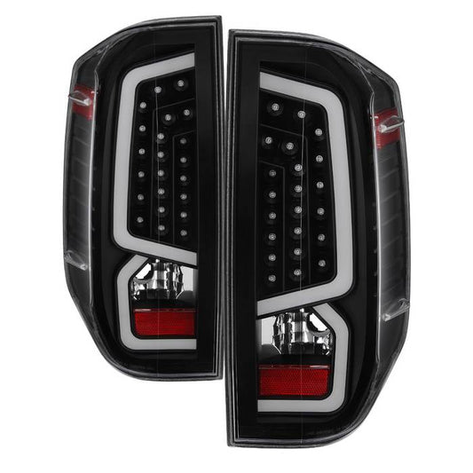 SPYDER xTune 14-16 Toyota Tundra Light Bar LED Tail Lights - Black (ALT-JH-TTU14-LED-BK) 9040443