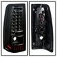 SPYDER Xtune Chevy Silverado 1500-2500-3500 03-06 C-Shape LED Tail Lights Black ALT-ON-CS03-G2-LED-BK 5081261