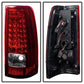 SPYDER Xtune Chevy Silverado 1500-2500-3500 03-06 C-Shape LED Tail Lights Red Clear ALT-ON-CS03-G2-LED-RC 5081285