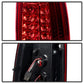 SPYDER Xtune Chevy Silverado 1500-2500-3500 03-06 C-Shape LED Tail Lights Red Clear ALT-ON-CS03-G2-LED-RC 5081285