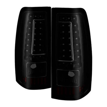 SPYDER xTune 99-02 Chevy Silverado 1500/2500/3500 V2 LED Tail Lights - Black Smoke (ALT-ON-CS99-G2-LED-BSM) 9038471