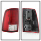 SPYDER xTune Dodge Ram 1500 09-16 LED Tail Lights Incandescent Model Only - Red Clear ALT-ON-DR09-LBLED-RC 5082213