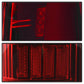 SPYDER xTune Ford F150 Styleside 97-03 Light Bar LED Tail Lights - Red Clear ALT-ON-FF15097-LBLED-RC 5082091