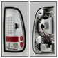 SPYDER Xtune Ford F150 Styleside 97-03 / F250/350/450/550 99-07 LED Tail Lights Chrome ALT-ON-FF15097-LED-C 5012944
