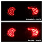 SPYDER xTune Mazda 6 03-08 4/5DR (Not Fit Wagon) LED Tail Lights - Black (ALT-ON-M603-LED-BK) 5013101