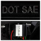 SPYDER 13-16 Audi A4 4DR LED Tail Lights LED Clear Reverse Lights - Black ALT-YD-AA413-SEQ-BK 5087171