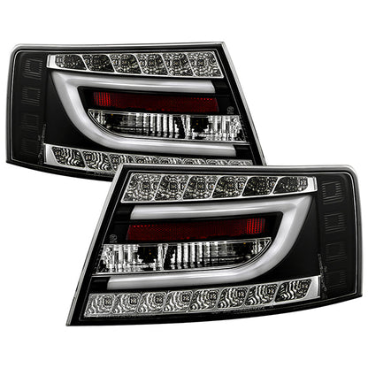 Spyder Audi A6 05-08 4Dr Sedan( not fit Quattro) Light Bar LED Tail Lights Blk ALT-YD-AA605-LBLED-BK 5079602