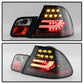 Spyder BMW E46 00-03 2Dr Coupe Light Bar LED Tail Lights Blk ALT-YD-BE4600-LBLED-BK 5073815
