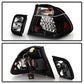 Spyder BMW E46 3-Series 99-01 4Dr LED Tail Lights Black ALT-YD-BE4699-4D-LED-BK 5000736