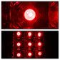 Spyder BMW E53 X5 00-06 4PCS LED Tail Lights Red Clear ALT-YD-BE5300-LED-RC 5000804