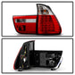 Spyder BMW E53 X5 00-06 4PCS LED Tail Lights Red Clear ALT-YD-BE5300-LED-RC 5000804