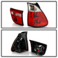 Spyder BMW E53 X5 00-06 4PCS Euro Style Tail Lights- Red Clear ALT-YD-BE5300-RC 5000835