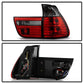 Spyder BMW E53 X5 00-06 4PCS Euro Style Tail Lights- Red Smoke ALT-YD-BE5300-RS 5000842