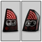 Spyder Chrysler 300C 05-07 LED Tail Lights Black ALT-YD-C305-LED-BK 5000934