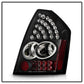 Spyder Chrysler 300C 05-07 LED Tail Lights Black ALT-YD-C305-LED-BK 5000934