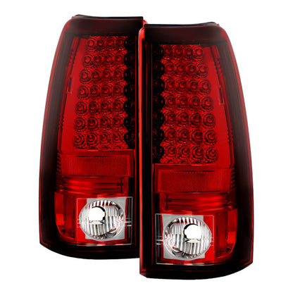 Spyder Chevy Silverado 1500 03-06 (Not Fit Stepside)LED Tail Lights Red Clear ALT-YD-CS03-LED-RC 5001740