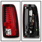 Spyder Chevy Silverado 1500 03-06 (Not Fit Stepside)LED Tail Lights Red Clear ALT-YD-CS03-LED-RC 5001740