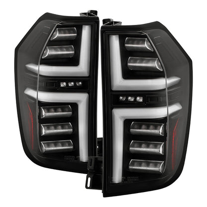 SPYDER 21-23 Chevy Tahoe/Suburban (Halogen Only) LED Tail Lights - Blk (ALT-YD-CSUB21HAL-GR-BK) 5088864