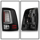 Spyder Dodge Ram 2013-2014 Light Bar LED Tail Lights - Black ALT-YD-DRAM13V2-LED-BK 5084057