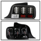Spyder Ford Mustang 05-09 LED Tail Lights Black ALT-YD-FM05-LED-BK 5003546
