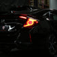Spyder 16-19 Honda Civic 4 Door Light Bar LED Tail Lights - Black - ALT-YD-HC164D-LB-BK 5086051
