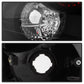 Spyder Hyundai Santa Fe 01-06 (01-04 Model use 3 Bulbs only)Euro Tail Lights Blk ALT-YD-HYSF01-BK 5005359