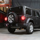 Spyder 19-20 Jeep Wrangler - Full LED Tail Lights - Seq Turn Signal - Black ALT-YD-JW19-SEQ-BK 5086174