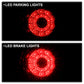 Spyder Lexus IS 300 01-03 LED Tail Lights Red Clear ALT-YD-LIS300-LED-RC 5005823
