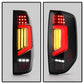 SPYDER 05-21 Nissan Frontier Clear Light Bar LED Tail Lights - Black (ALT-YD-NF05AP-GR-LED-BK) 5089137