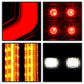 SPYDER 05-21 Nissan Frontier Clear Light Bar LED Tail Lights - Black (ALT-YD-NF05AP-GR-LED-BK) 5089137