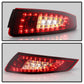 Spyder Porsche 997 05-08 LED Tail Lights Red Clear ALT-YD-P99705-LED-RC 5037978