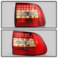Spyder Porsche Cayenne 03-07 LED Tail Lights Red Clear ALT-YD-PCAY03-LED-RC 5007087