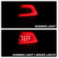 Spyder Pontiac G8 08-09 Version 2 Light Bar LED Tail Lights - Red Clear- ALT-YD-PG808V2-LB-RC 5086075