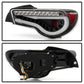 Spyder Scion FRS 12-14/Subaru BRZ 12-14 Light Bar LED Tail Lights Black ALT-YD-SFRS12-LBLED-BK 5072009