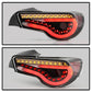 Spyder Scion FRS 12-14/Subaru BRZ 12-14 Light Bar LED Tail Lights Black ALT-YD-SFRS12-LBLED-BK 5072009