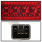 Spyder Scion XB 03-07 Version 2 LED Tail Lights Red Clear ALT-YD-TSXB03-LED-V2-RC 5042750