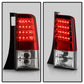 Spyder Scion XB 03-07 Version 2 LED Tail Lights Red Clear ALT-YD-TSXB03-LED-V2-RC 5042750
