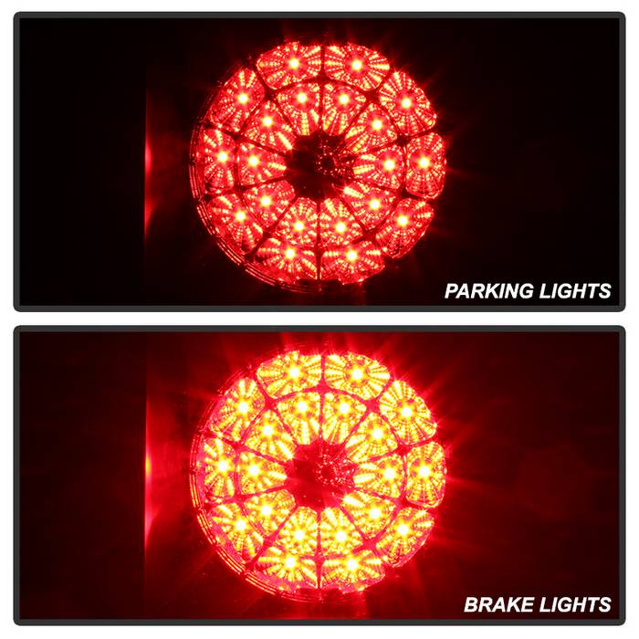 Spyder Toyota Tundra 07-13 LED Tail lights Black ALT-YD-TTU07-LED-BK 5029584