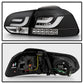 Spyder Volkswagen Golf/GTI 10-13 G2 Type With Light Bar LED Tail Lights Black ALT-YD-VG10-LED-G2-BK 5071767