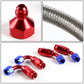 Universal Fuel Tank Fittings + Braided Feed Return Line 10AN to AN6 Stainless Steel