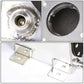 1 Gallon Aluminum Fuel Cell Gas Tank - Polished Bottom Feed